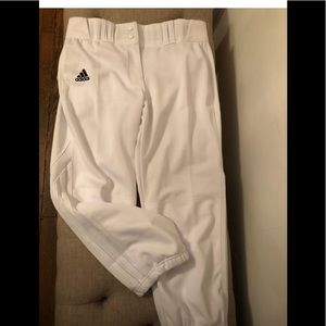 Adidas White Sports Trousers